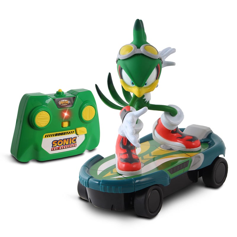 NKOK Sonic Free Rider R/C Skateboard - Jet, The Hawk; Full Function 2.4 GHz Radio Control with Turbo Boost; Cool Tricks and Stunts; Ages 6+ - Image 1